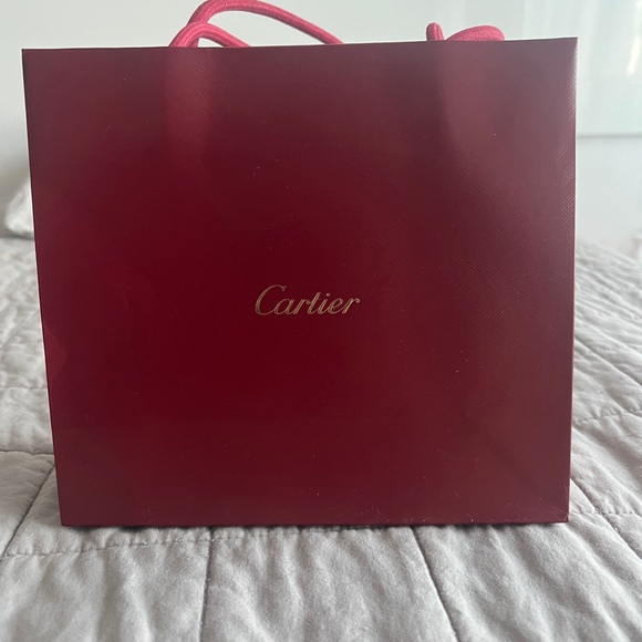 Cartier Handbags - Cartier Deep Red Women's Empty Bag